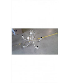 LUSTRE FER ECRU 5 BRANCHES 