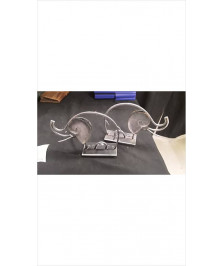DECO METAL ELEPHANT X2