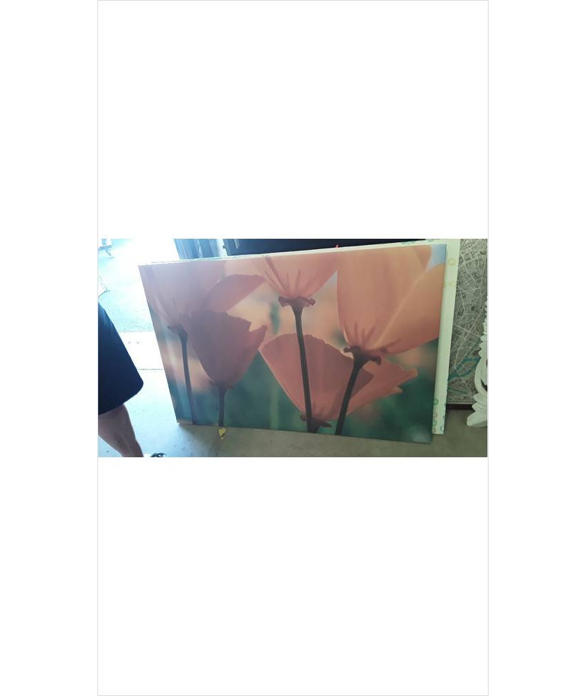 TOILE IKEA XL  COQUELICOTS 