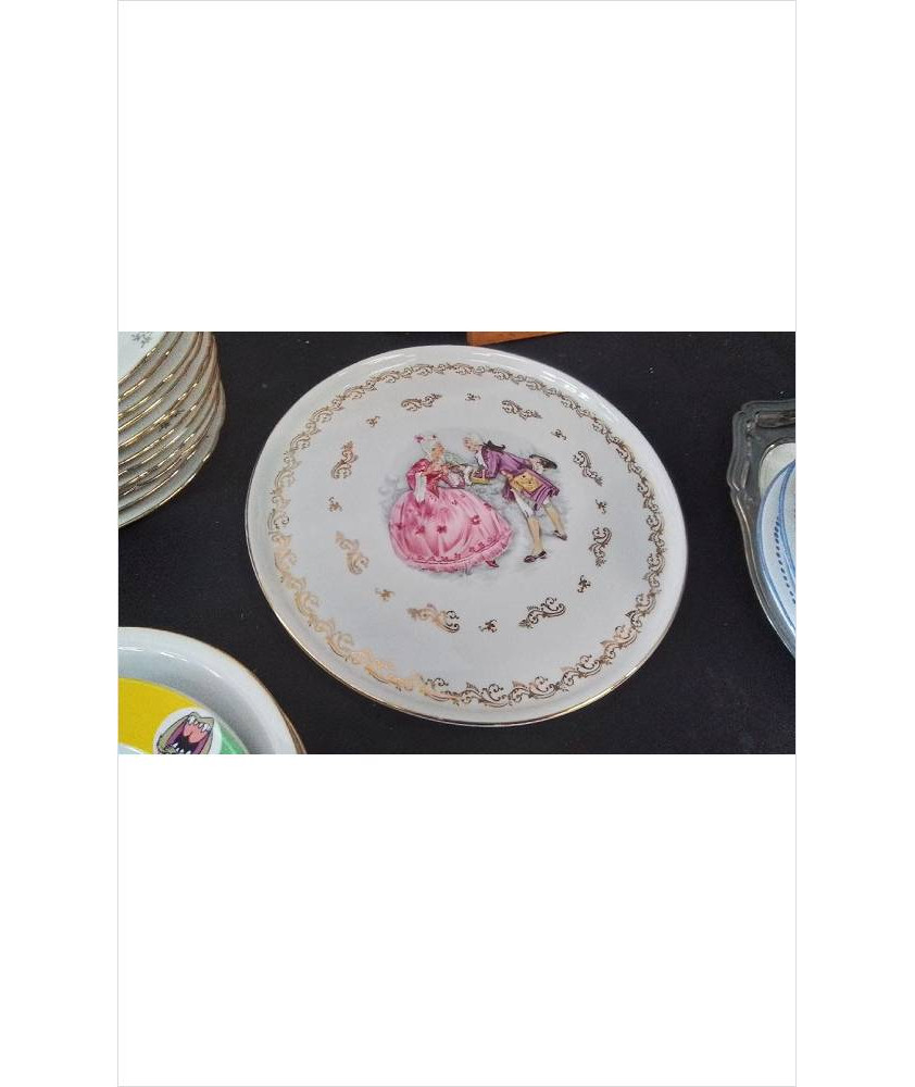 PLAT ROND PORCELAINE 