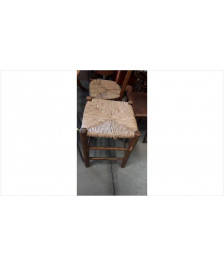 TABOURET PAILLE EN L\'ÉTAT 
