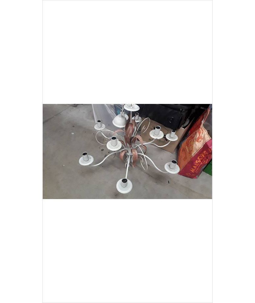 LUSTRE FER 9 BRANCHES 