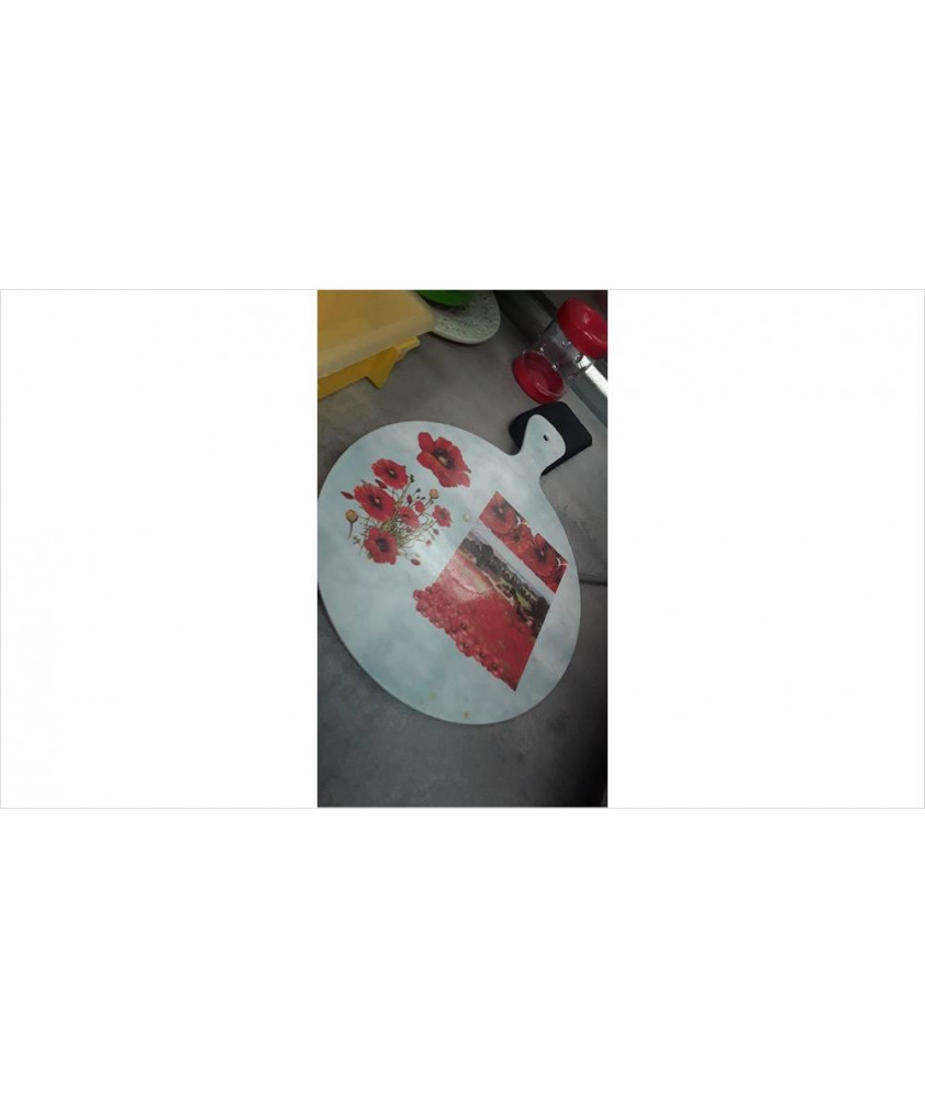 DESSOUS DE PLAT COQUELICOT 