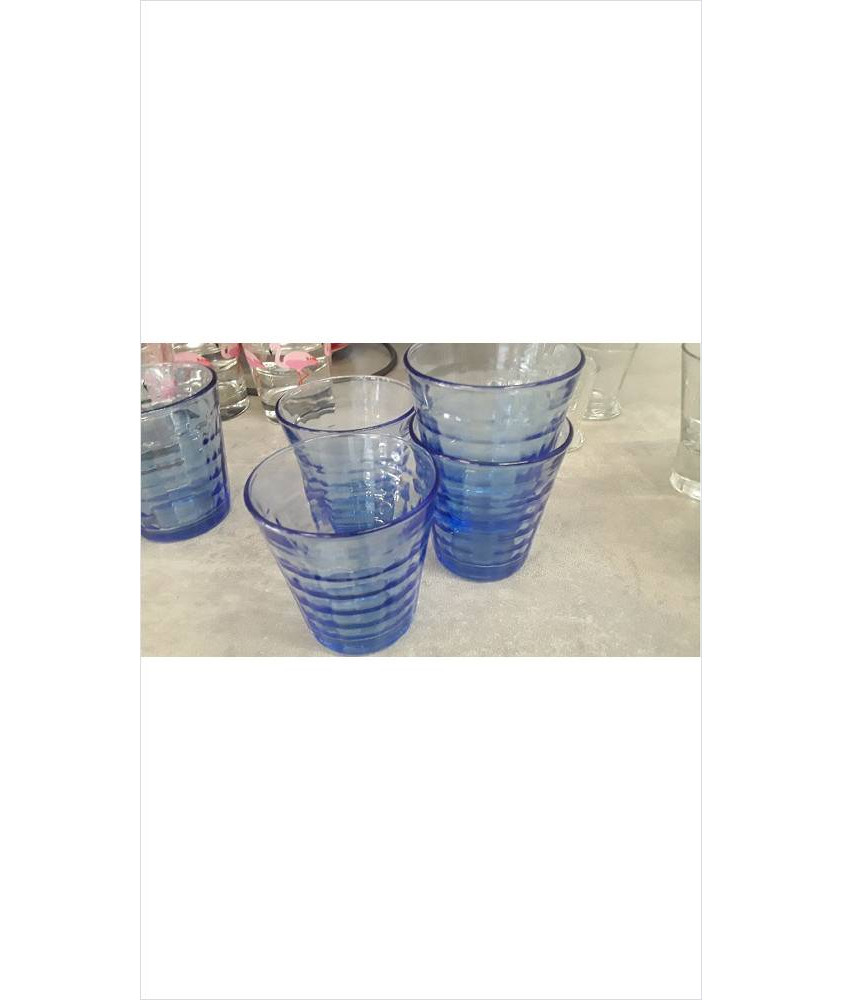 VERRE BLEU PM LE LOT