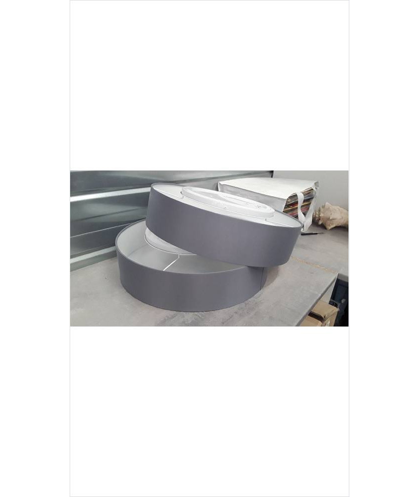 PLAFONNIER GRIS LEDS 