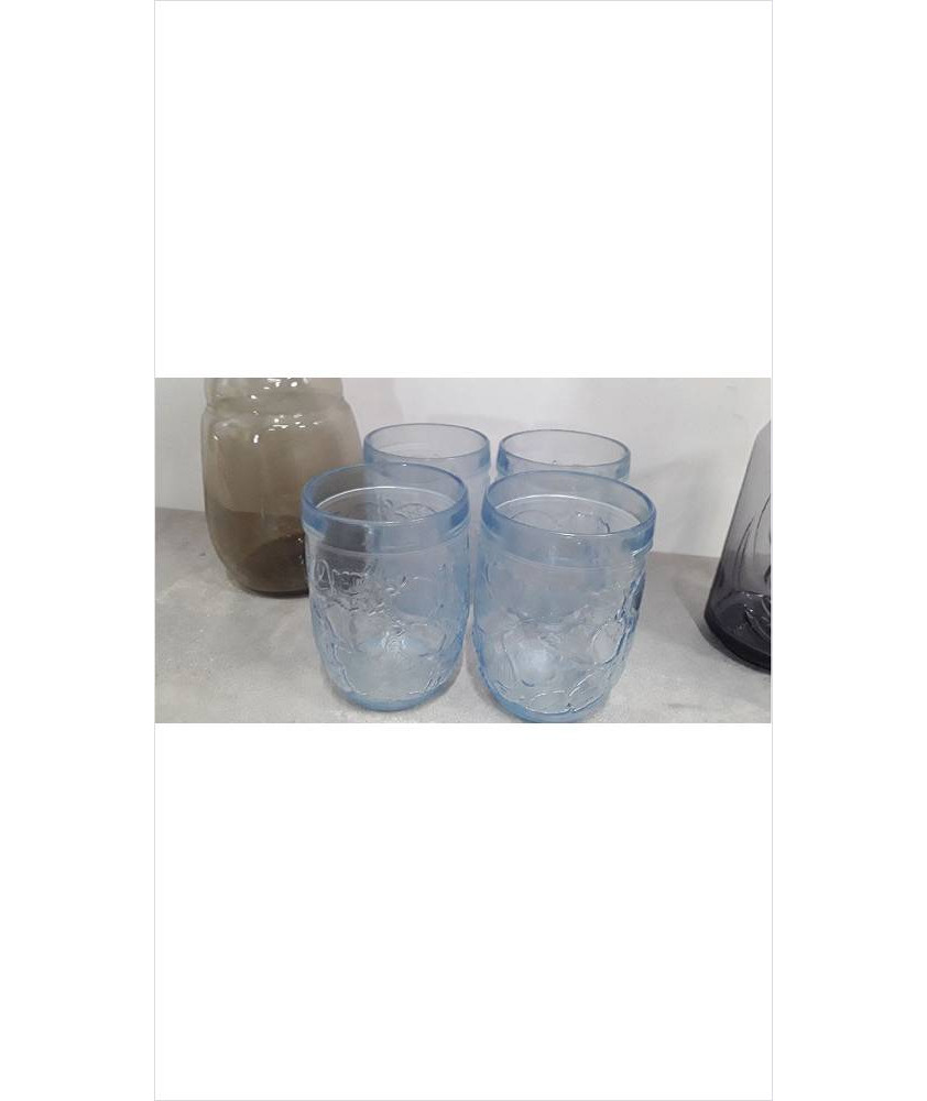 VERRES BLEUS X4 