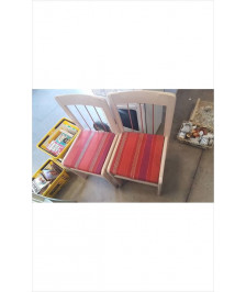 CHAISE TISSU ROUGE