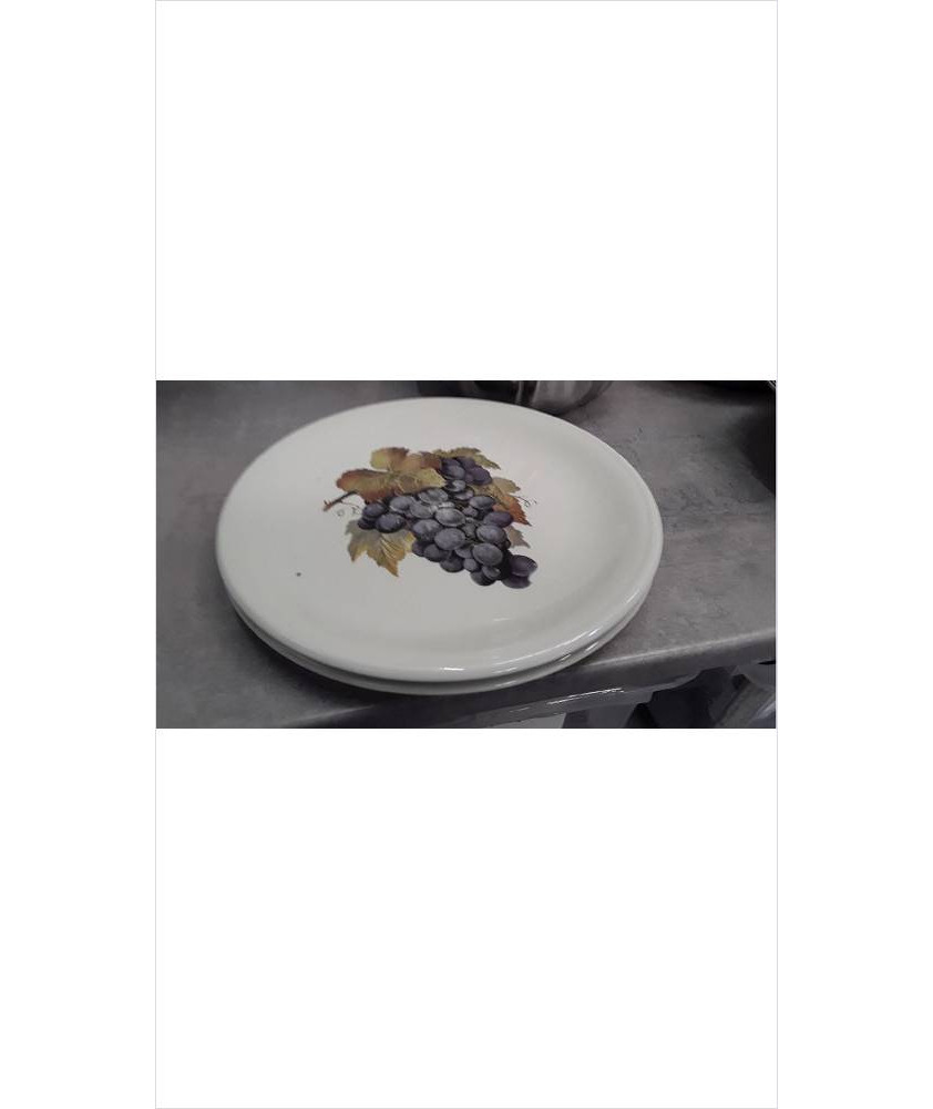 ASSIETTES RAISIN X2 