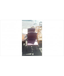 CHAISE FER MAUVE
