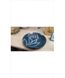 ASSIETTES BLEUES X2 