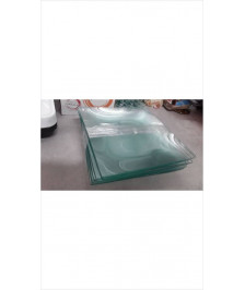 ASSIETTES PM VERRE CARREES 
