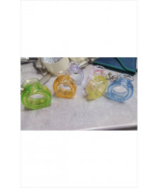 RONDS DE SERVIETTE PLASTIQUE X6
