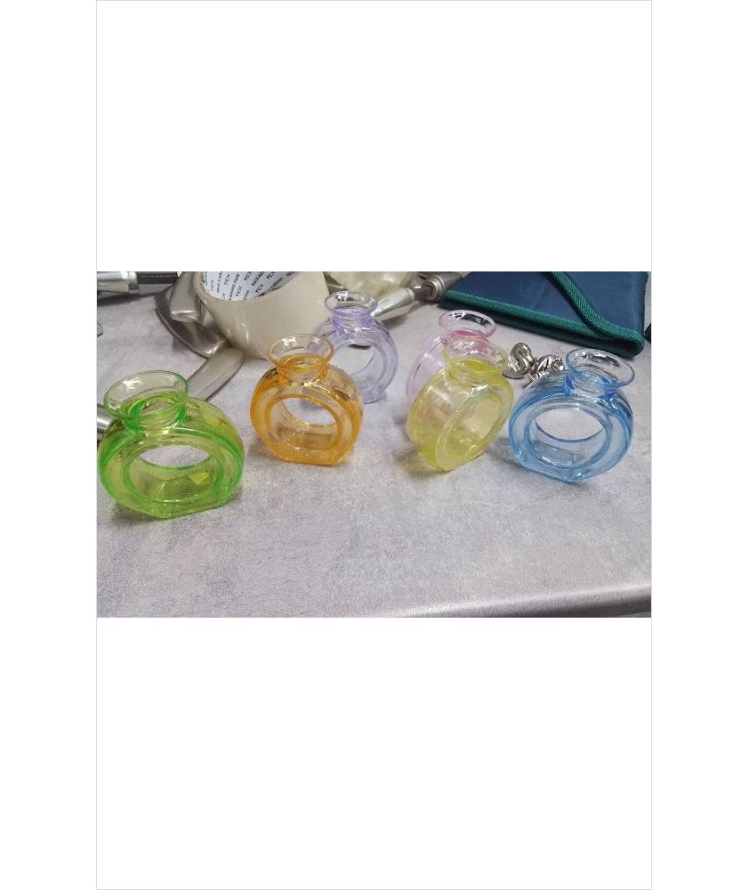 RONDS DE SERVIETTE PLASTIQUE X6