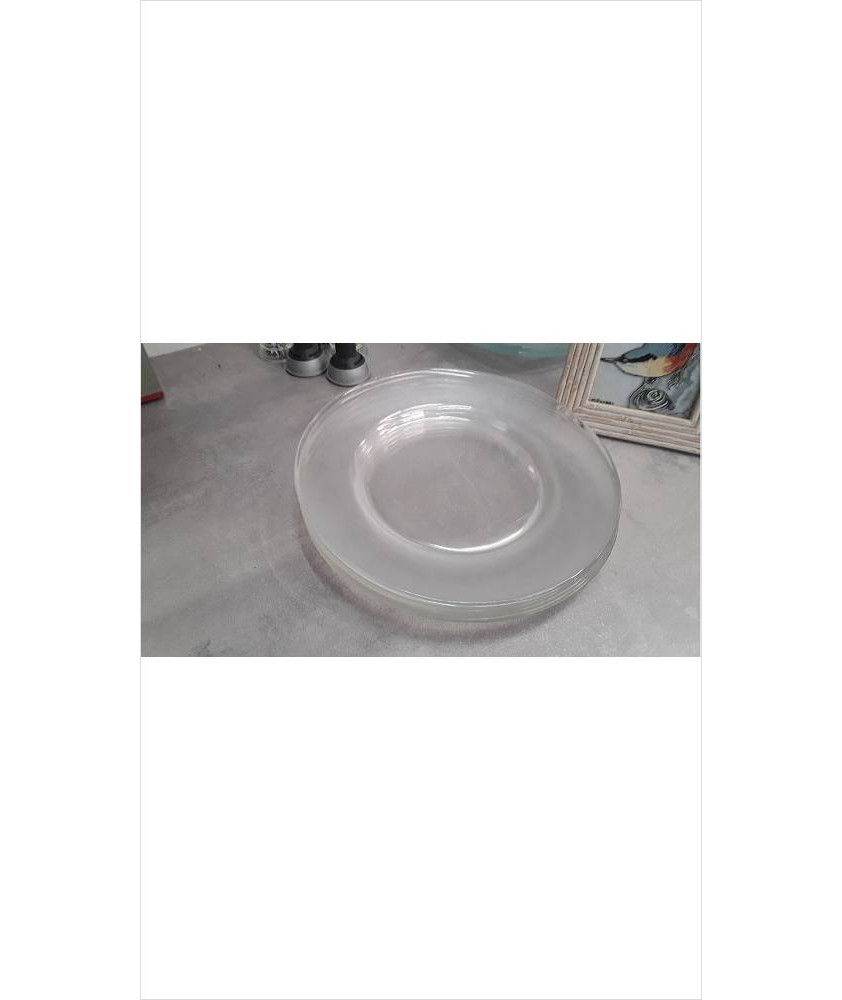 ASSIETTES VERRE 