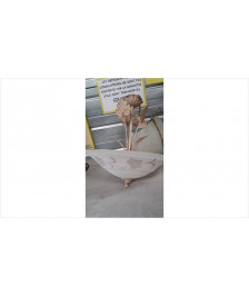 LUSTRE VERRE ROSE 