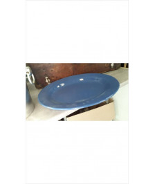 PLAT OVALE BLEU