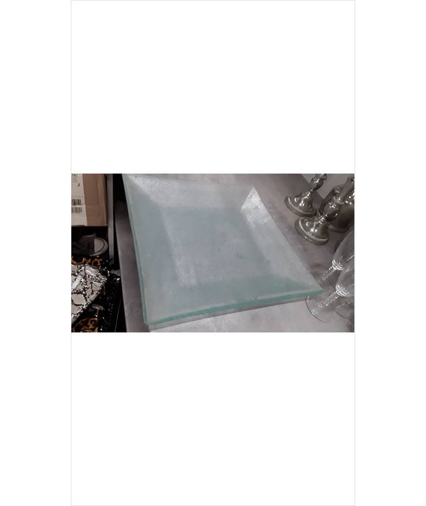 PLATS VERRE CARRES X2 