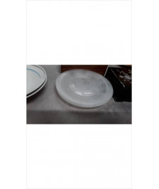 ASSIETTES DESSERT VERRE 