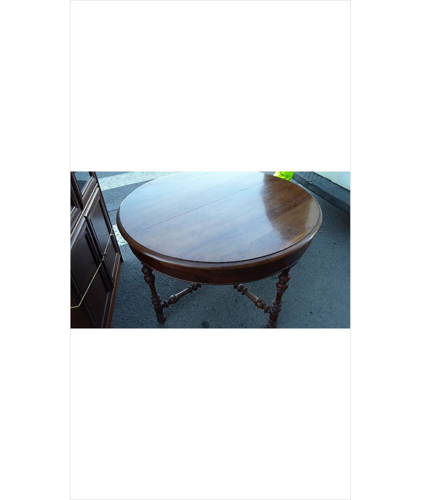 TABLE RONDE DIAM 115CM ( EN L\'ETAT )