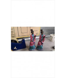 DECO FIGURINE ASIATIQUE RESINE