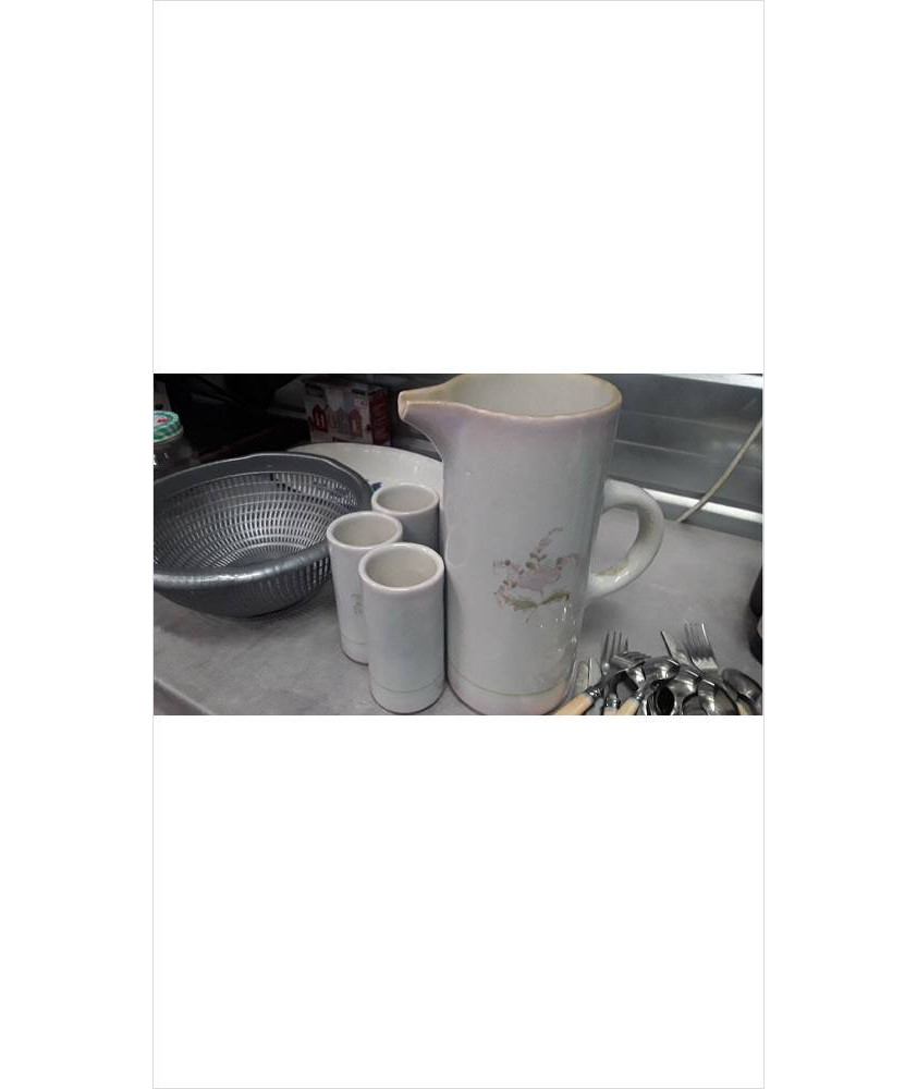 PICHET XL + 4 GOBELETS ST AMAND