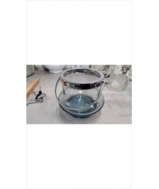 SEAU A GLACONS VERRE BLEU