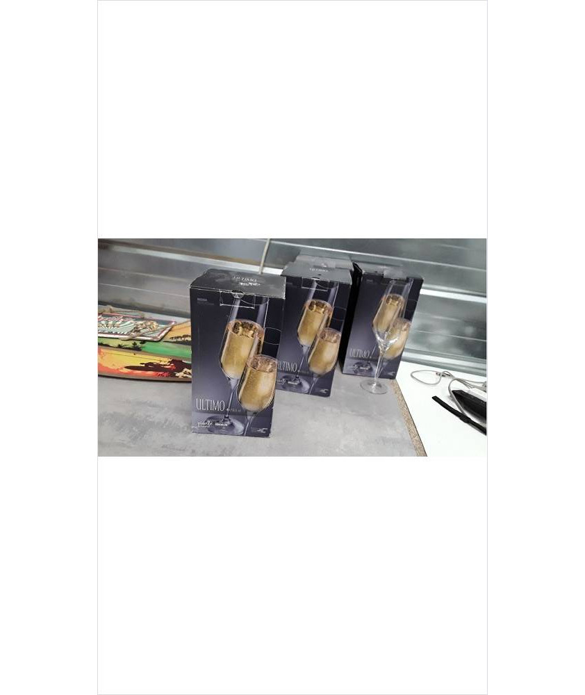 FLUTES CRISTAL DE BOHEME X4 