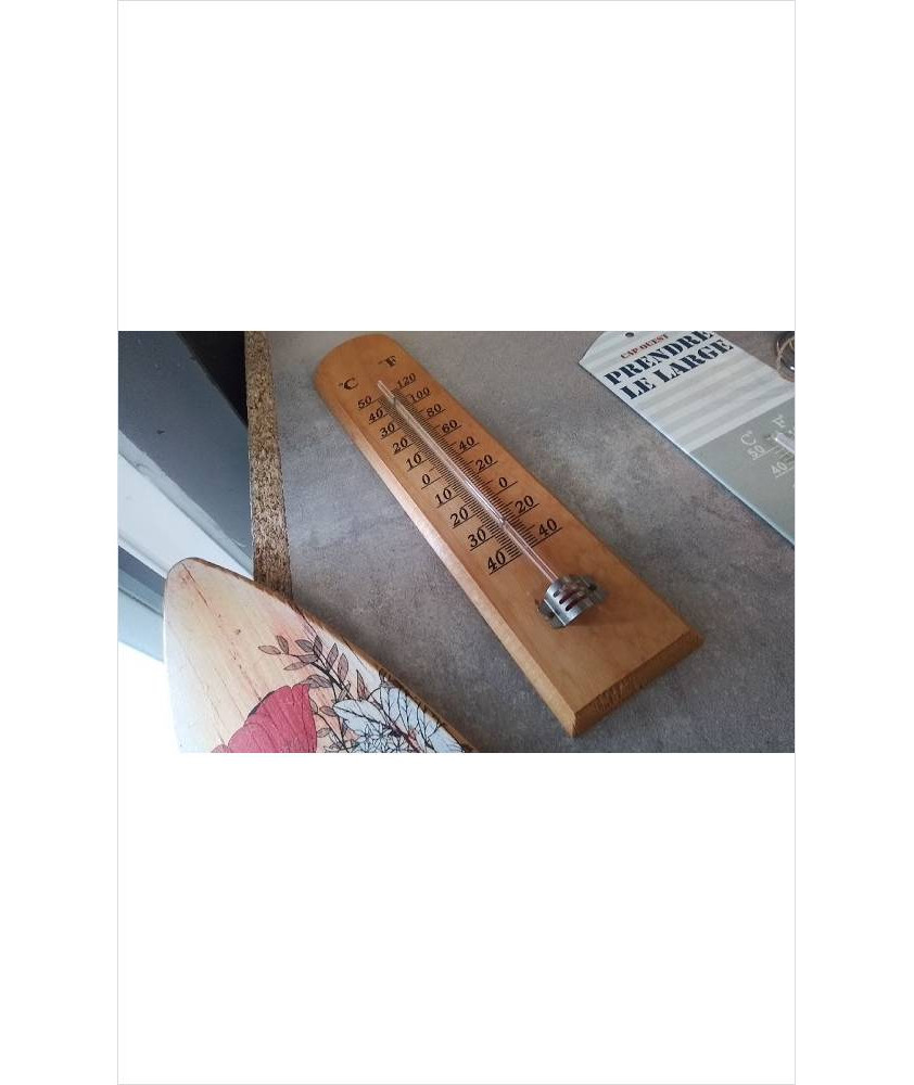 THERMOMETRE BOIS