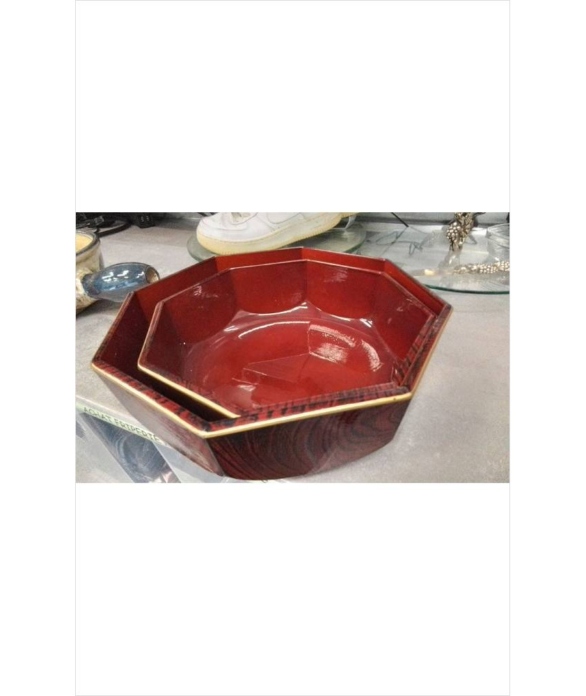 SALADIER ROUGE LAQUE LE LOT 