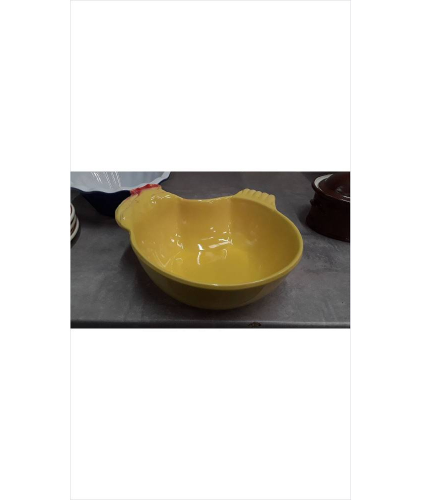 PLAT POULE JAUNE 
