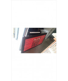 CADRE ROUGE ET NOIR GM 