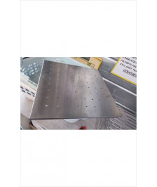 PLAQUE INOX 42X42CM