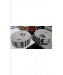 ASSIETTES A FONDUE ST AMAND X6 