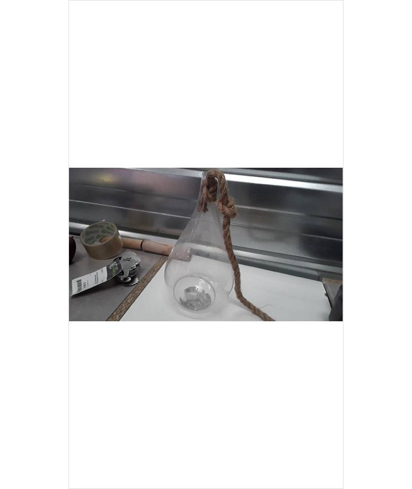 VASE VERRE + CORDE 