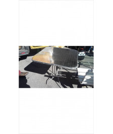 TABLE CARREE ALU 