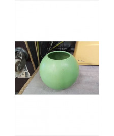 VASE BOULE VERT