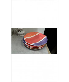 ASSIETTES DESSERT HABITAT X4 