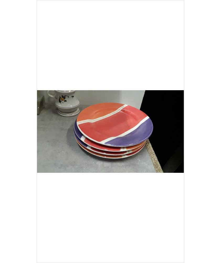 ASSIETTES DESSERT HABITAT X4 