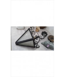 LUSTRE FER VERRE 