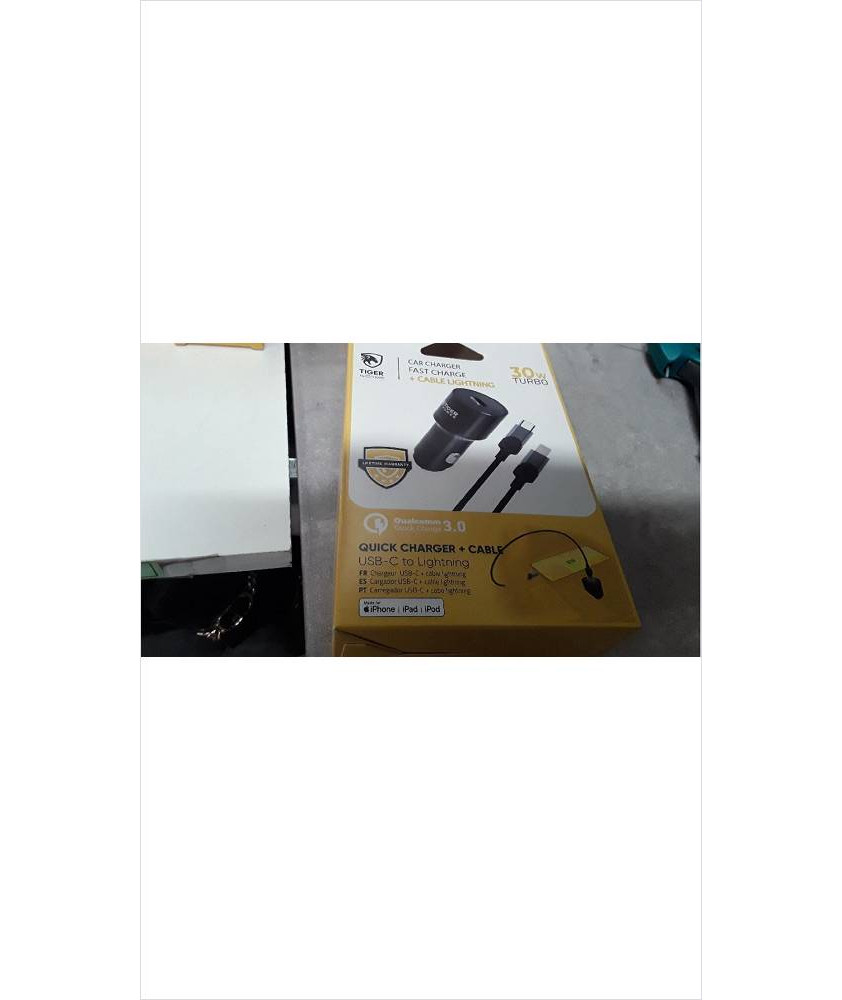 CHARGEUR USB + CABLE IPHONE