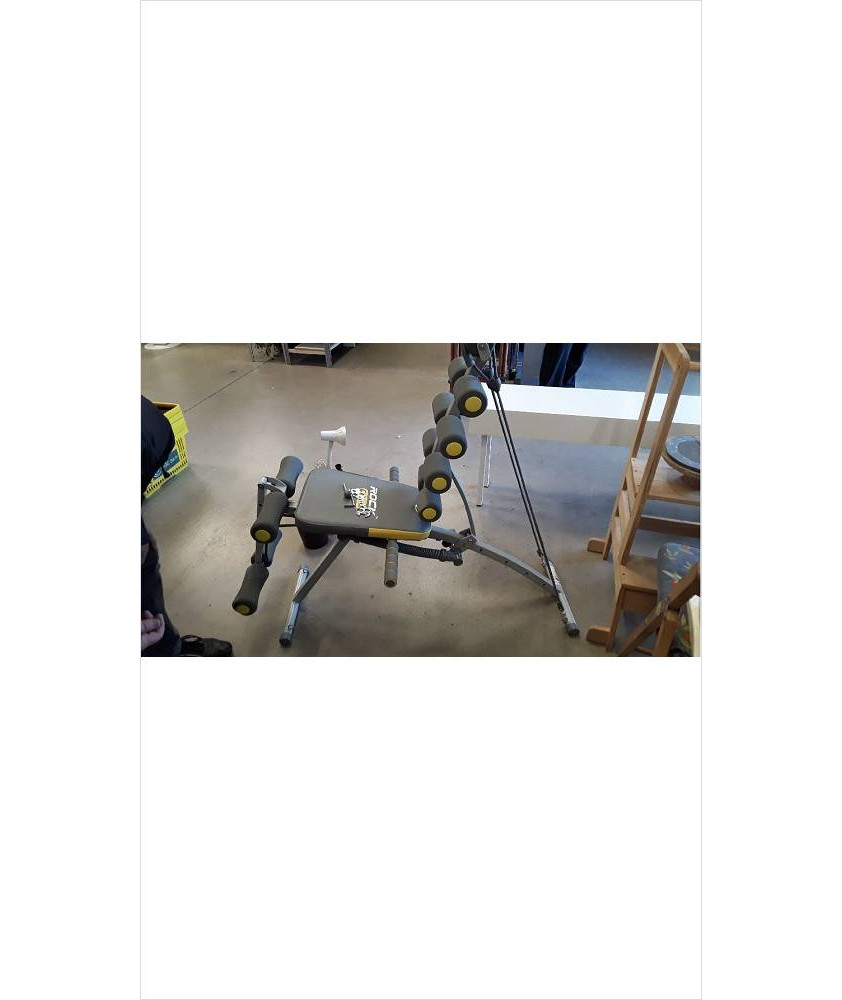BANC DE MUSCU AVEC ELASTIQUE ROCK GYM