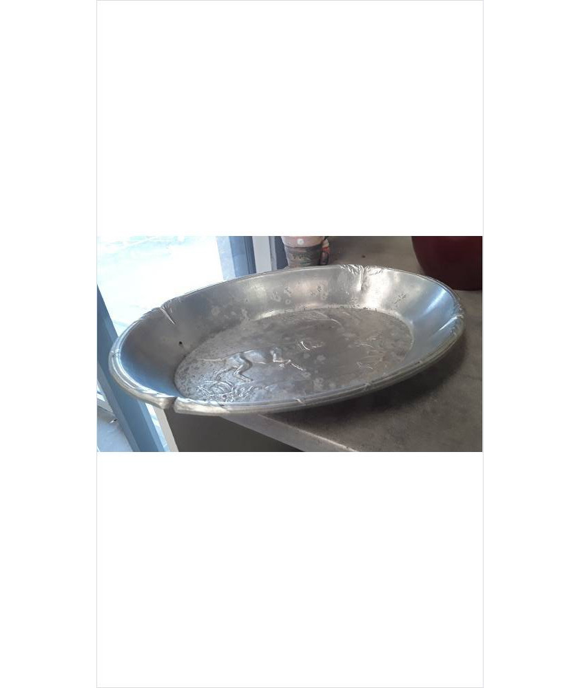 PLAT CREUX ALU VINTAGE 