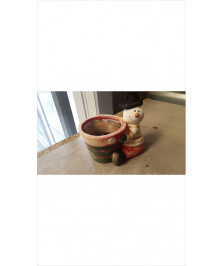 CACHE POT BONHOMME NEIGE PM