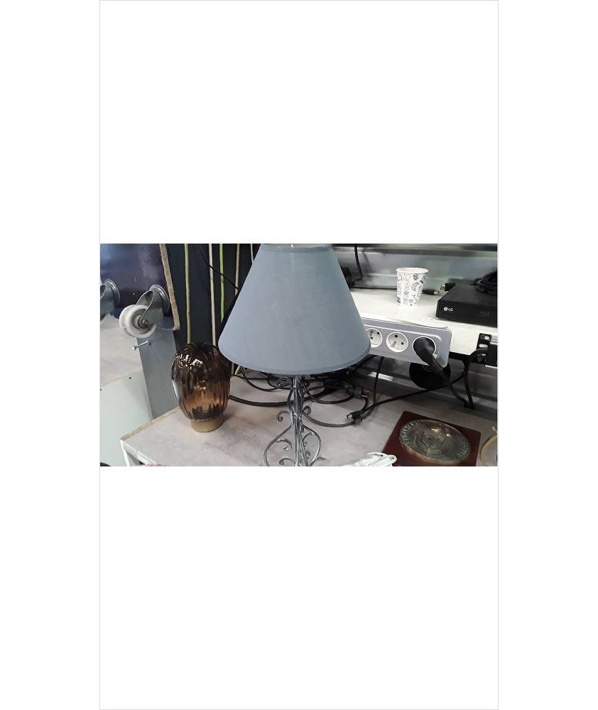 LAMPE PIED METAL