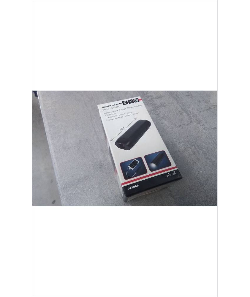 BATTERIE EXTERNE/ LAMPE LED