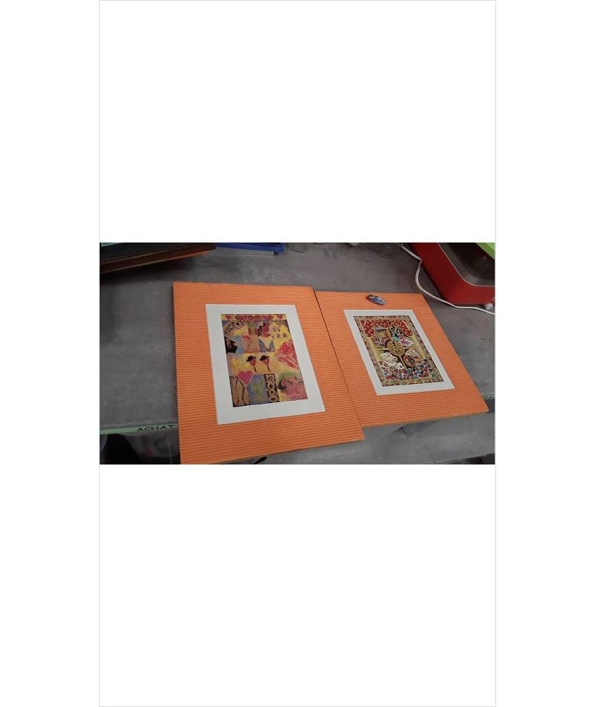 CADRE ORANGE 