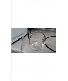 BONBONNIERE SEAU VERRE ETAIN 