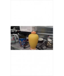 PIED DE LAMPE JAUNE