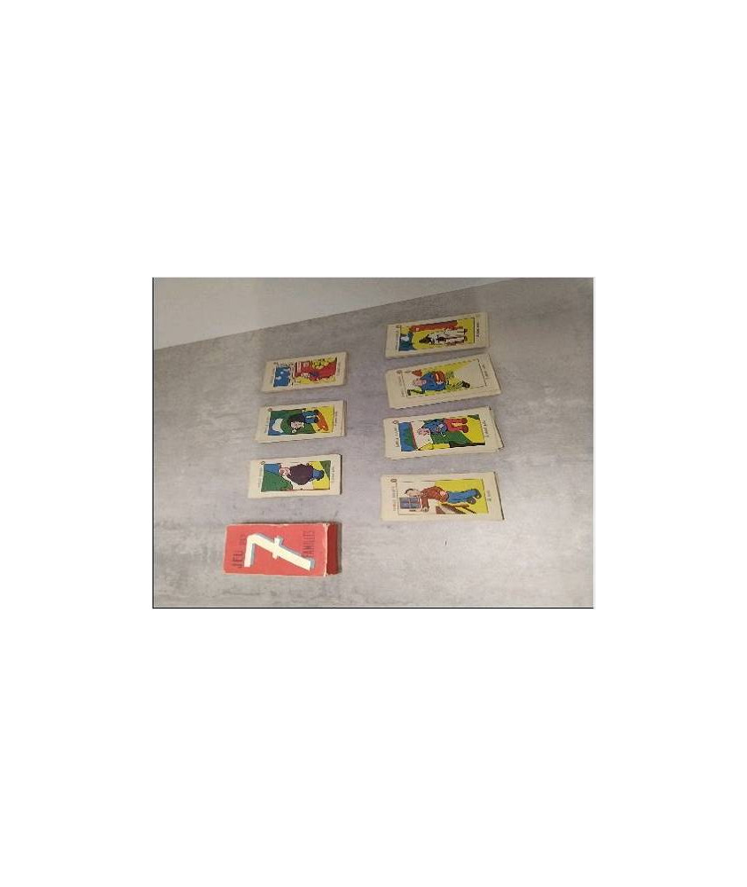 JEU DES 7 FAMILLES ANNEES 40 (COMPLET)
