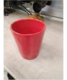 CACHE POT ROUGE 